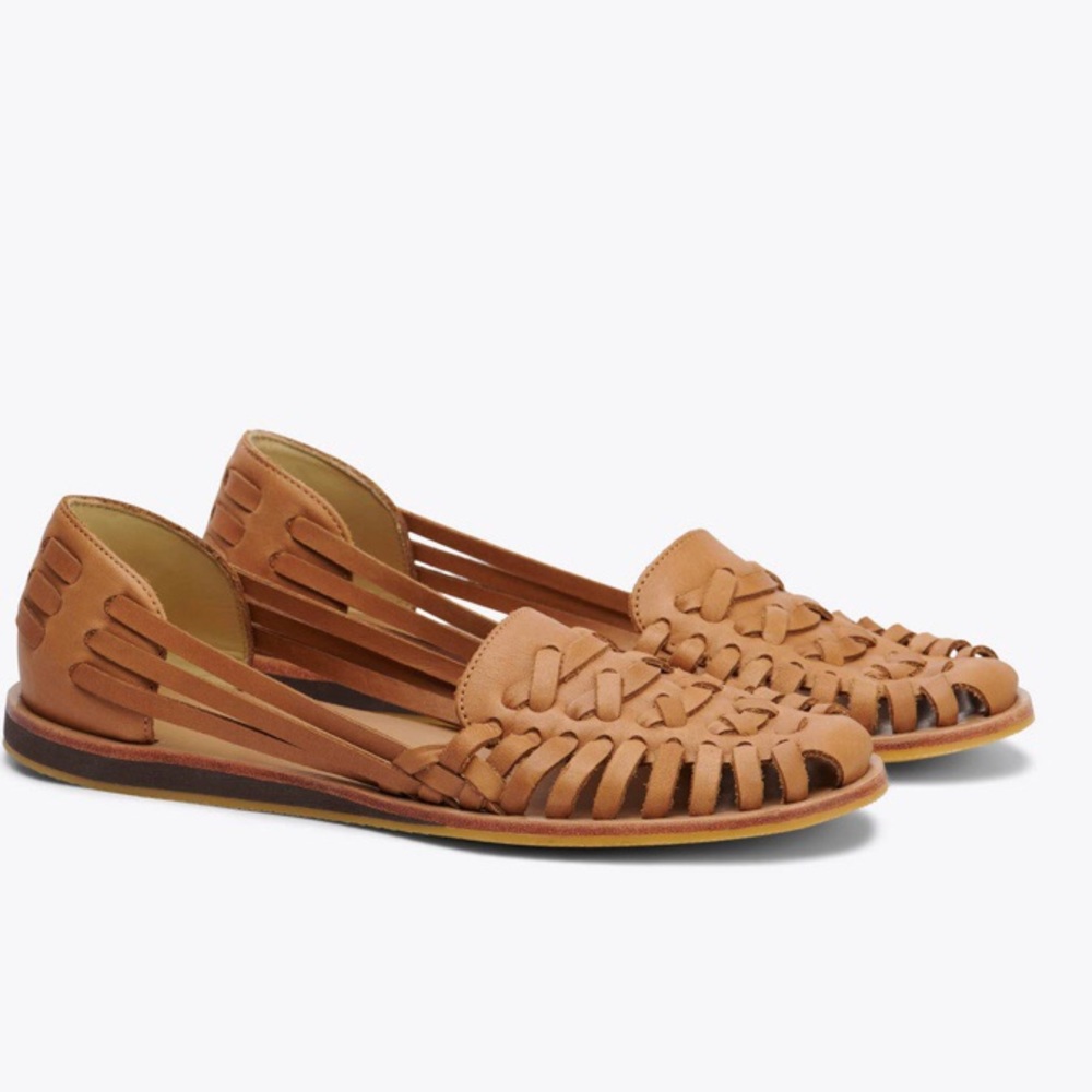 Nisolo Women’s Huarache Sandal in Almond